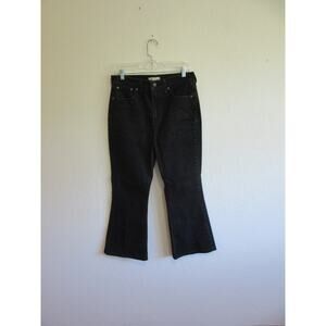 MADEWELL Black The Perfect Vintage Flare Jean (Actual 30"x27") Cotton Blend